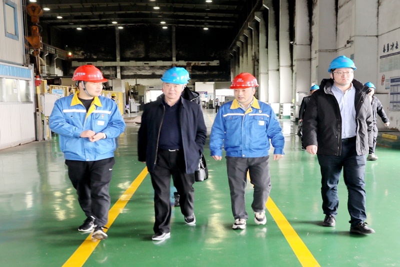 2024年 1月30日，浙江省经信厅机关党委二级巡视员孙自强莅临景兴纸业开展岁末年初安全生产督导